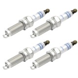 Set 4 bujii Bosch Honda Civic IX (FK) 1.8 i-VTEC, CR-V IV (RM) 2.0 i-VTEC, benzina, filet M12x1.25, lungime 26.5mm