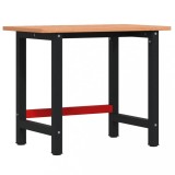 Cumpara ieftin Banc de lucru 100x60x81,5 cm lemn masiv fag, dreptunghiular