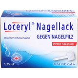 Lac de unghii medicinal Galderma Loceryl, tratament onicomicoză, amorolfină, 1,25 ml
