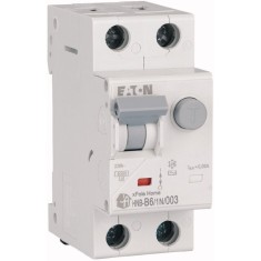 Diferential 6A 1P+N B 30mA 6kA HNB-B6 1N 003 Xpole Eaton 195118