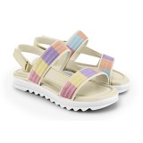 Sandale Fete Bibi Flat Form II Pastel 31 EU, Crem, BIBI Shoes