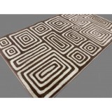Covor Model Sofia 41012-1202, Marime 120 x 170 cm, Maro, Inaltime Fir 10 mm, Antialergic, Polipropilena, Living, Dormitor, Sufragerie, Birou