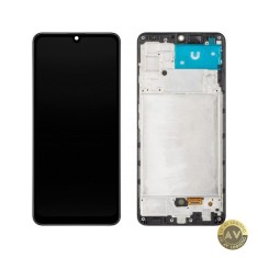 Display cu Touchscreen MP compatibil cu Samsung Galaxy A32 A325 cu Rama Versiune OLED Negru