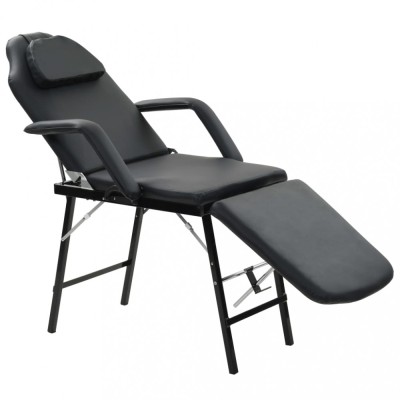 Scaun tratament facial, &amp;icirc;nlocuitor piele, 185x78x76 cm, negru foto