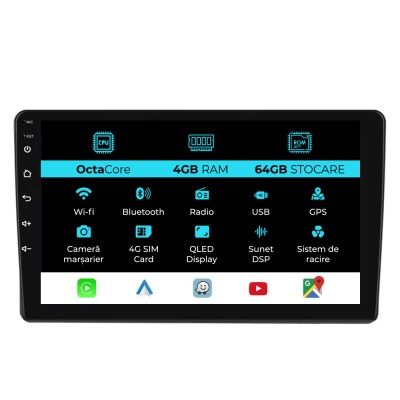 Navigatie Dedicata Toyota Land Cruiser J100 (1998 - 2002), 9Inch, 4Gb Ram, 64Gb Stocare, Carplay foto
