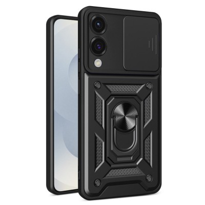 Husa pentru galaxy s25 edge - camshield - negru foto