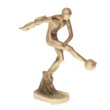 Statueta Football Player, Rasina, Auriu, 28 cm ComfortTravel Luggage