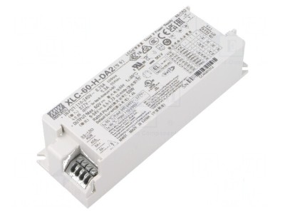Alimentator LED pulsatoriu 60W 9-54VDC 900mA-1.7A 155-400VDC foto
