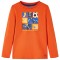 Tricou de copii cu m&acirc;neci lungi, portocaliu, 104 12705