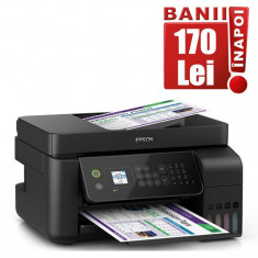 Multifunctionala inkjet Epson L5190 cu CISS integrat, WiFi, A4, LCD color foto