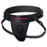 Ham strap on Lovense Base Negru