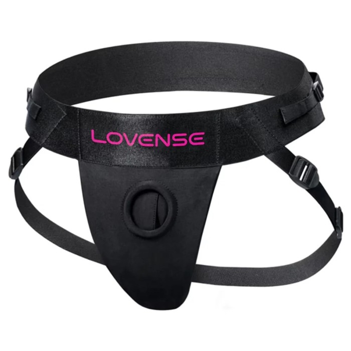 Ham strap on Lovense Base Negru