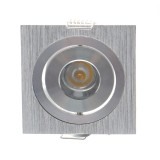 Spot LED incastrat MT 120 70327, 1W, lumina neutra, orientabil, aluminiu