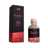 Gel Lubrifiant INTT Strawberry 4-in-1, Efect Incalzire, Aroma Capsuni, Masaj Erotic, 30ml