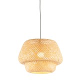 Lusta pendul Casalux, abajur bambus, 1.2 m x 42 x 30.5 cm