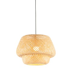 Lusta pendul Casalux, abajur bambus, 1.2 m x 42 x 30.5 cm