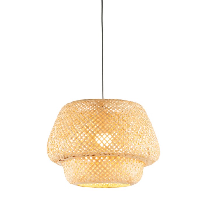 Lusta pendul Casalux, abajur bambus, 1.2 m x 42 x 30.5 cm