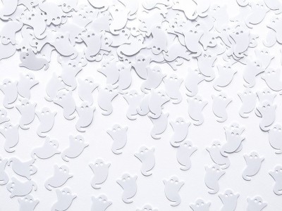 Confetti Fantome 1.3 cm x1.8 cm, Alb foto
