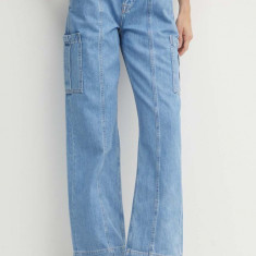 Pepe Jeans jeansi LOOSE ST JEANS HW WORKER femei high waist, PL204715