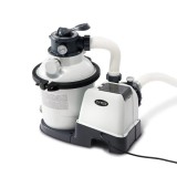 Pompă filtrare nisip Intex Krystal Clear 4.5m&sup3;/h, 26644GS, 4500L/H, 220V, piscina supraterana, cos separare