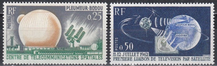 Franta 1962 - Telstar-Sateliti, MNH