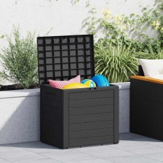 vidaXL Ladă depozitare de grădină antracit 58,5x46x55 cm polipropilenă 152195