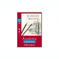 Bloc desen Accademia Schizzi A4 cu spiră Fabriano