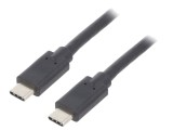 Cablu USB 3.1 USB-C 2.5m Negru