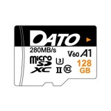 Card de Memorie, Micro SDXC, 128GB, U3, A1, V60 - Dato Lightening (DTTF128GU3A1V60U2A) - White