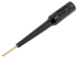 Terminal de măsurare 3A negru 1,6mm aurit