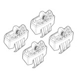 Kit montaj bare transversale C168 pentru Kia Rio 5 usi 2011-2017