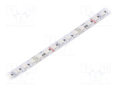 Banda LED RGB KLUŚ 120 LED/m 8mm IP20 12W/m 24VDC foto