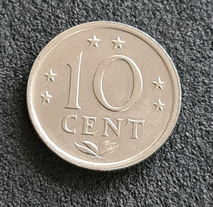 Antilele Olandeze 10 centi 1980