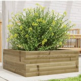 Cumpara ieftin Jardinieră de grădină, 60x60x23 cm, lemn de pin impregnat
