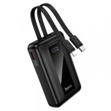 Baterie Externa HOCO J162, 10000mAh, 22.5W, QC + PD, 1 x Lightning - 1 x USB-A - 2 x USB-C, Neagra