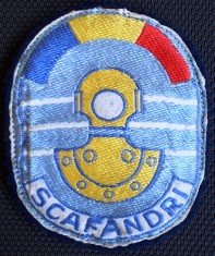 5.546 ROMANIA ECUSON EMBLEMA PATCH MARINA SCAFANDRI