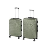 Set de valize cu roți TraveLux Pro XI, verde ulei