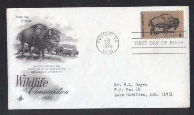 United States 1970 Wildlife conservation FDC K.666 foto