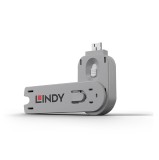 Lindy USB Type A Port Blocker Key, alb &quot;LY-40624&quot;