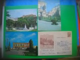 HOPCT LOT 3088 ODOBESTI-DRAGOSLOVENI-ADJUD-LEP-VRANCEA-4 CARTI POSTALE-CIRCULATE