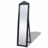 Oglinda verticala &icirc;n stil baroc 160 x 40 cm negru GartenMobel Dekor