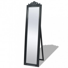 Oglinda verticala în stil baroc 160 x 40 cm negru GartenMobel Dekor