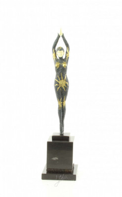 Steaua de mare- statueta Art Deco din bronz EX-20 foto