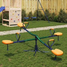 vidaXL Balansoar rotativ la 360 de grade cu 4 locuri, o?el foto