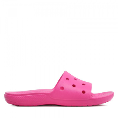 Papuci Classic Crocs Slide Iconic Crocs Comfort Roz - Juice foto