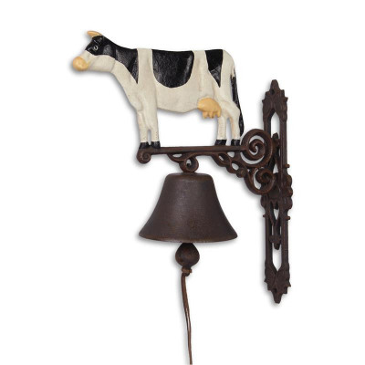 Clopot de usa din fonta cu o vaca XL-54 foto