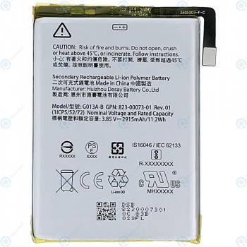 Baterie Google Pixel 3 (G013A) G013A-B 2915mAh 823-00073-01 foto