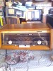 Radio vechi cu lampi Philips B 5X04A Bi Ampli anii 1960 defect piese