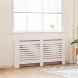 VidaXL Mască pentru calorifer, MDF, 172x19x81,5 cm, alb