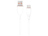 Cablu USB 2.0 GEMBIRD USB A la USB C 1,5m alb silicon